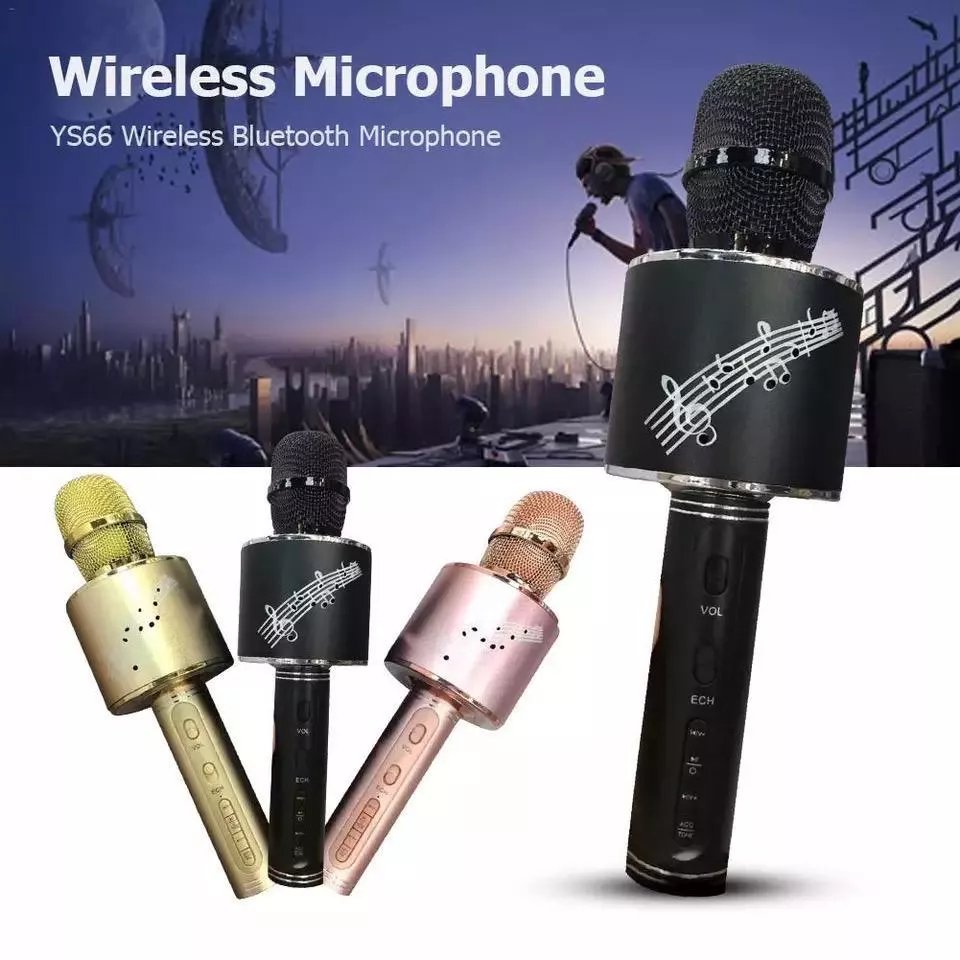 Bluetooth Mikrofon Roze Boje Bezicni Blutut Mikrofon Karaoke Mikrofon Mikrofon Za Decu Hitech Shop